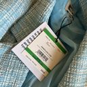 Anne Klein NWT  TWEED ONE BUTTON BLAZER BLUE LARGE Photo 3