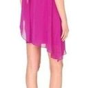 Ted Baker  Magenta Locie Asymmetric Mini Overlay Dress Pink Size 2 US Size 6 Photo 1