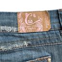 Candie's  Distressed Light Wash Y2K Denim Jean Mini Skirt Size 13 Junior Photo 8