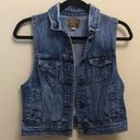 American Eagle America eagle jean vest size small Photo 0