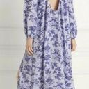 Hill House  The Simone Dress Lilac Tonal Floral Purple Size M NWT Photo 1