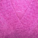 Krass&co NY& magenta long sleeved V-neck sweater L Photo 4