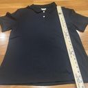 L.L.Bean women’s black short sleeve polo shirt size medium. Photo 4