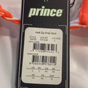 Polo Prince half zip tennis  white and orange short sleeve collared shirt M/L Photo 9