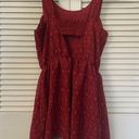 Divided H&M  red boho tribal print mini dress Photo 1