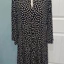 Julian Taylor  New York polka dot bell sleeve keyhole dress size 12 Photo 0