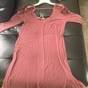 American Eagle Mauve Lace Dress Photo 1