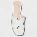 A New Day Women’s White Nina Slide Sandals Photo 2