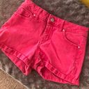 Jessica Simpson  Hot Pink Denim Shorts Photo 0