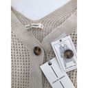 The Moon  and Madison Size Small Button Cardigan Sweater Knit Wide V-Neckline Photo 1