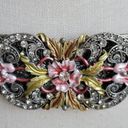 Vintage Y2K 90's Silver Metal Rhinestone Cowgirl Stretch Concho Belt One Size Photo 1