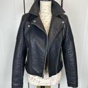 American Eagle  Faux Leather Motorcycle Jacket Photo 2