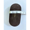 Tom Ford Brown Suede Sunglasses Case Photo 4