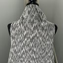 Jessica Simpson  black and white textured vest with fringe size 2X Photo 7