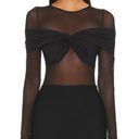 Misha Collection Nerida Mesh Bodysuit in Black Photo 1