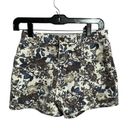 Bebop Floral High Waist Denim Shorts Photo 0