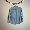 Ralph Lauren Vintage Lauren  chambray crest logo embroidered button down Photo 6