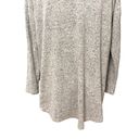 cupio  Women's Cowl Neck Gray Long Sleeve Sweater Hi-Low Medium Photo 5