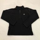 Vintage 90s Nike ACG Black 1/4 Zip Fleece Pullover Sweatshirt Therma Women’s L. Size L Photo 0