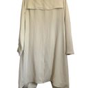 BCBGMAXAZRIA NEW  Drape Front Waterfall Coat in Ivory/Cream Photo 1