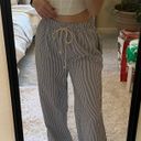 Blue Striped Beach Pants Photo 0