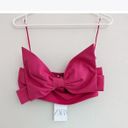 ZARA Pink Bow Crop Top Photo 1