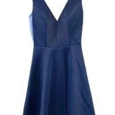 Harper 🎓  & Lemon Blue V Neck & Back Sleeveless Dress Photo 0