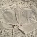 Lululemon White 2.5” Speed Up Shorts Size 4 Photo 0