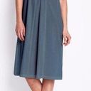 Mulberry Of Mercer  Dress V Neck Sleeveless Aline Blue Cocktail Formal Lawyer Photo 0