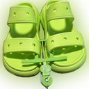 Crocs NWT  Unisex Classic Crush Sandal, Limeade, Size W10 M8 Photo 0