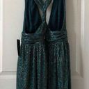 Lulus Blue Green Sparkly Dress Photo 1