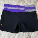 Lululemon  Reversible Purple And Black Shorts Photo 1