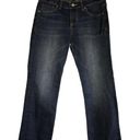 Apt. 9  DARK WASH MID RISE JEAN CAPRIS SIZE 4P Photo 0