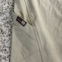 prAna Vintage  Womens Cropped Pants Medium Lower Leg Pocket Tan Wide Leg Photo 4