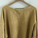 Free People  We The Free Palo Alto Cotton Blend Stripe Pullover In Golden Combo L Photo 5