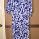 Jason Wu J  Faux Wrap Tie Waist Midi Dress Blue Size 1X Photo 2