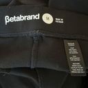 Betabrand  Pants Black Tuxedo Stripe Yoga Pant Stretch Women's Size Medium Photo 3