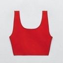 ZARA  sculpt crop top red 4432/006 Photo 0