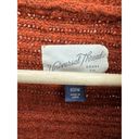 Universal Threads Universal Thread Sweater Women ONE SIZE OSFM Burnt Orange Knit Poncho Pullover Photo 4