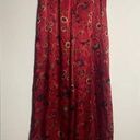 Jaclyn Smith red floral long sleeve pajama set, oriental, lightweight Photo 9