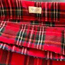 Brandy Melville Red Plaid Skirt Photo 1