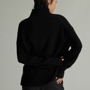 Everlane  The Cashmere Oversized Turtleneck Sweater Black Photo 2