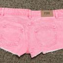 PINK - Victoria's Secret PINK jean shorts, size 2, Great used condtion Photo 5