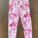 Juicy Couture  Sport Sweet Sugar Beet Crop Leggings - Tie Dye-Effect - Size M Photo 0