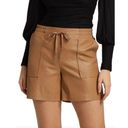 n:philanthropy  $148 Faux Leather Samy Leatherette High-Rise Shorts Photo 5