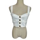 l*space L* Torie Eyelet Smocked Crop Top Photo 1