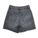 ZARA  gray high waisted denim jean mom shorts Photo 5