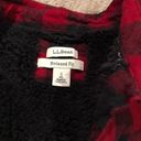 L.L.Bean  Red And Black Flannel Photo 1