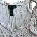 Ralph Lauren LAUREN  Vintage Size Medium, Floral Nightgown Chemise Button Neck Photo 2