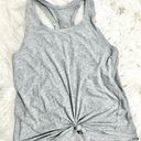 Lululemon sleeveless pleated love tank in heathered core light grey Photo 2